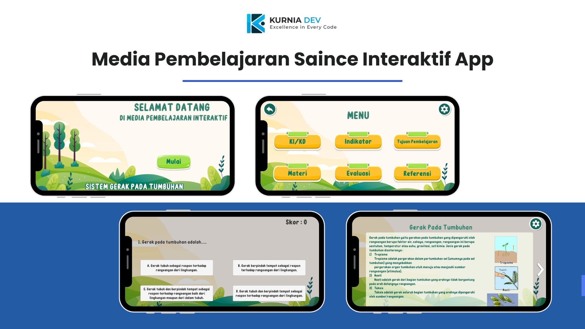 Media Pembelajaran Saince Interaktif App