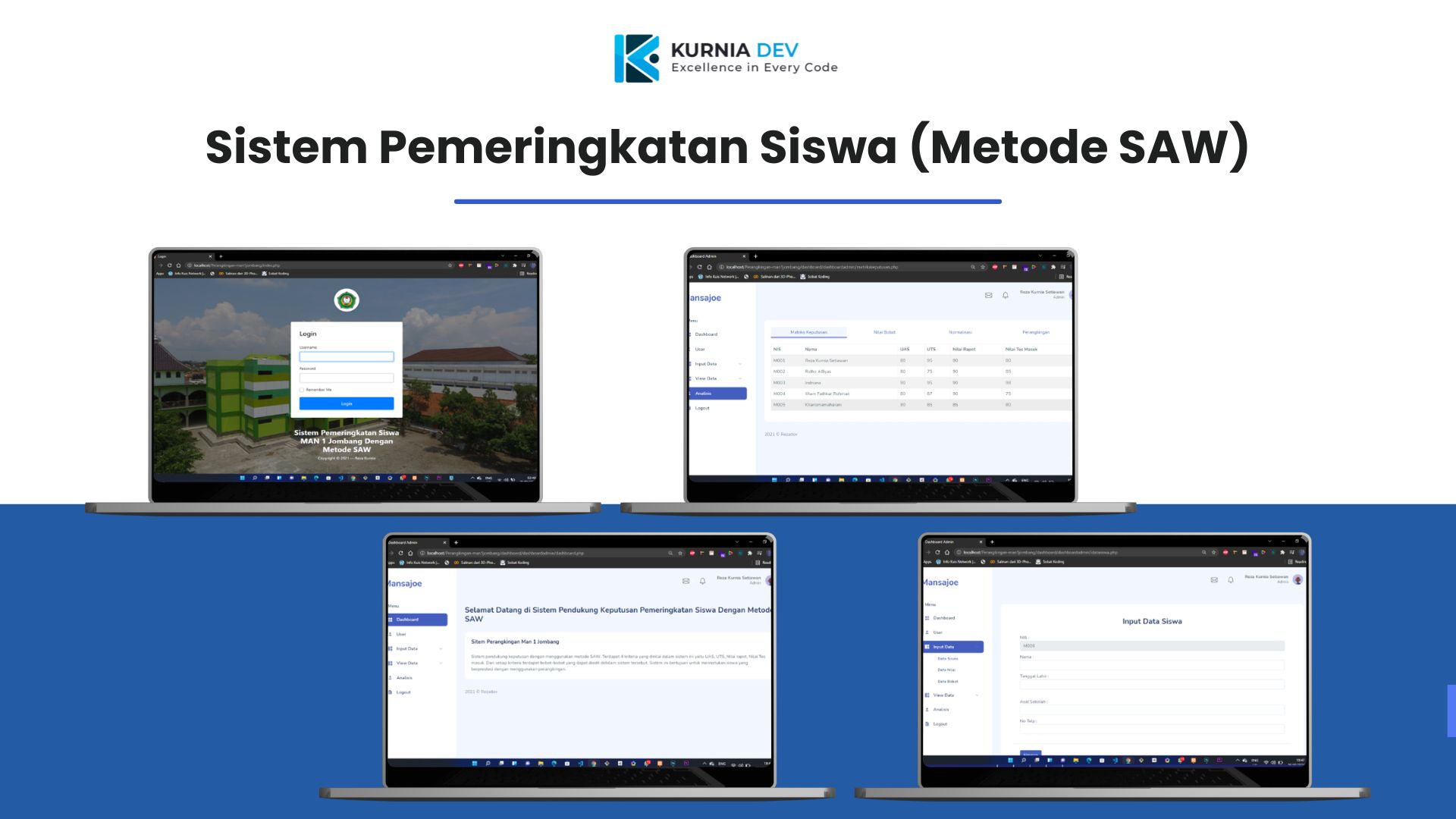 Sistem Pemeringkatan Siswa (Metode SAW)